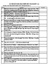 Chuyên đề Bồi dưỡng học sinh giỏi cấp thành phố Toán lớp 3